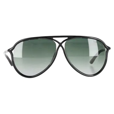Tom Ford Tf206 Gradient Tint Maximillian Sunglasses In Black Metal