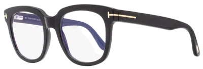 Tom Ford Tf5537b Blue Block Optical Eyeglasses In Black