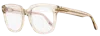 Tom Ford Tf5537b Blue Light Blocking Eyeglasses In Rose