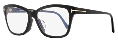 Tom Ford Tf5597-f-b Blue Block Optical Eyeglasses In Black