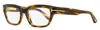 Tom Ford Tf6045-b Blue Block Rectangular Eyeglasses In Multi