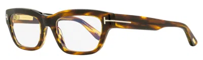 Tom Ford Tf6045-b Blue Block Rectangular Eyeglasses In Multi