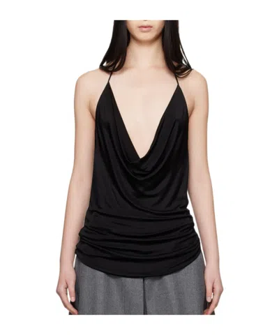 Tom Ford Thin Shoulder Strap Sling In Black
