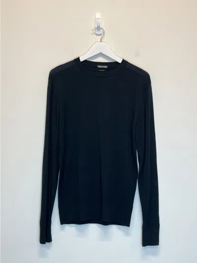 Pre-owned Tom Ford Thin Wool Knit Sweater