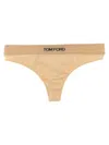 Tom Ford Thong Briefs Seamless Elastic Waistband In Neutral