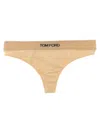Tom Ford Thong Briefs Seamless Elastic Waistband In Neutral