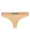 Tom Ford Thong Briefs Seamless Elastic Waistband In Neutral