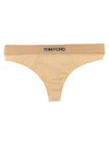 Tom Ford Thong Briefs Seamless Elastic Waistband In Neutral