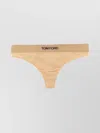 Tom Ford Thong Briefs Seamless Elastic Waistband In Neutral