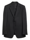 Tom Ford Three-button Patch-pocket Blazer In Black
