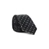 Tom Ford Polka Dot-jacquard Silk Tie In Black