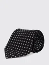 Tom Ford Patterned Silk Tie In Black