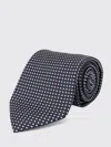 Tom Ford Patterned Silk Tie In Gray