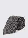 Tom Ford Patterned Silk Tie In Black