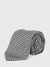 Tom Ford Patterned Silk Tie In Gray