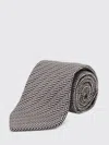 Tom Ford Patterned Silk Tie In Gray