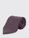 Tom Ford Patterned Silk Tie In Pink
