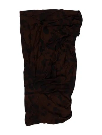 Pre-owned Tom Ford Tie-dye Print Knee-length Skirt In Multi