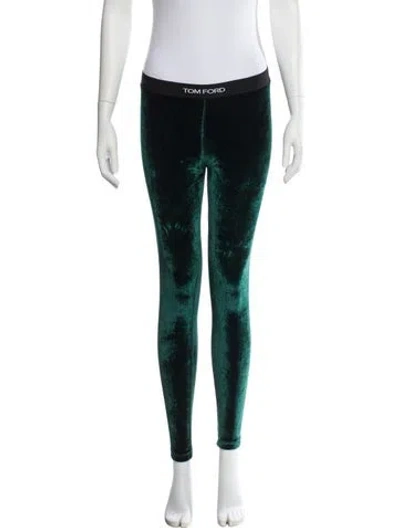 Pre-owned Tom Ford Tie-dye Print Sweatpants W/ Tags In Green