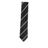 Tom Ford Striped Tie In Black