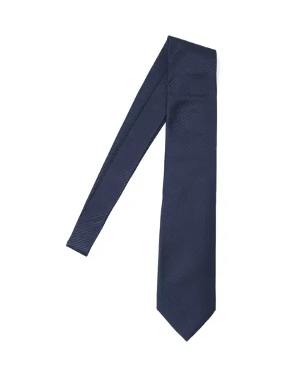 Tom Ford Silk Tie In Blue