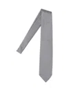 Tom Ford Textured Houndstooth Tie In Grey And Black In Gray