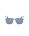 Tom Ford Tinted Aviator Glasses In Blue