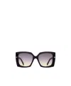 Tom Ford Tinted Oversize-frame Sunglasses In Black