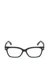 Tom Ford T-line Rectangle-frame Glasses In Black