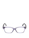 Tom Ford 55mm Cat Eye Blue Light Blocking Optical Glasses In Purple