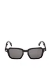 Tom Ford Eyewear Ft1359 Rectangular Frame Sunglasses In Black
