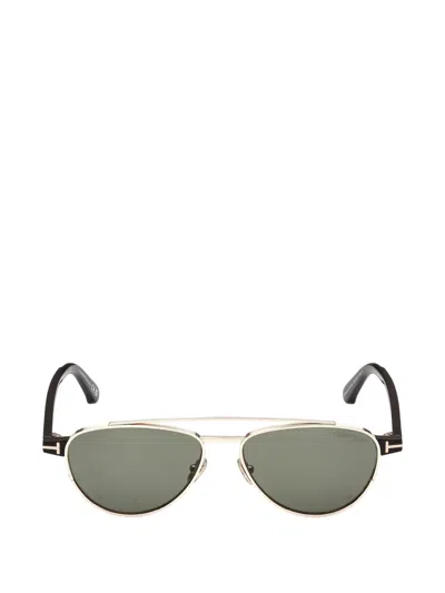 Tom Ford Anthony Aviator-style Sunglasses In Neutral
