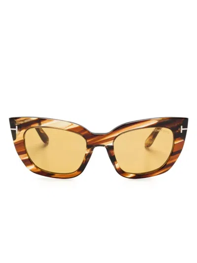 Tom Ford Athena Ft1190 53e In Brown