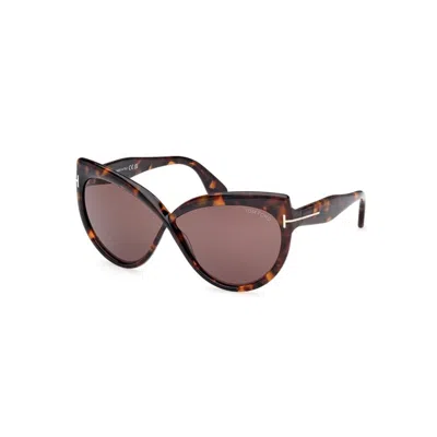 Tom Ford Beatrice Ft1196 52e In Brown