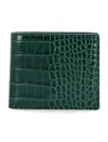 Tom Ford Bi-fold Wallet In Crocodile Leather In Green