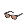 Tom Ford T-hinge Rectangle-frame Sunglasses In Brown
