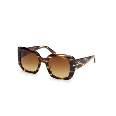 Tom Ford Carla-02 Ft1220 55f In Multi