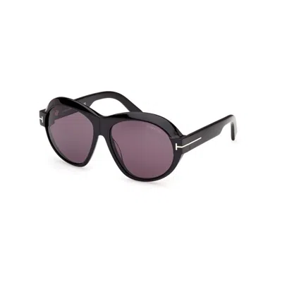 Tom Ford Inger Ft1113 01a In Shiny Black