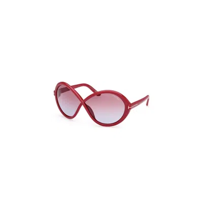 Tom Ford Jada Ft1070 75y In Burgundy