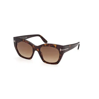 Tom Ford Joni-02 Ft1422 52f In Brown