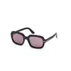 Tom Ford Lana 53mm Rectangular Sunglasses In White