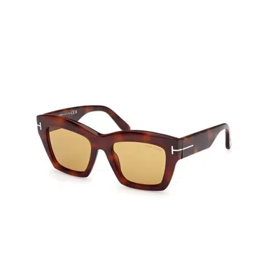 Tom Ford Luna Ft1191 53e In Brown