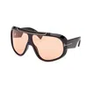 Tom Ford Rellen Brown Mask Unisex Sunglasses Ft1093 01e 71