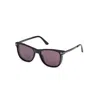 Tom Ford Sinatra Smoke Square Men's Sunglasses Ft1104 01a 53