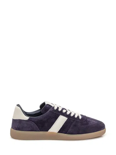 Tom Ford Suede Sneakers In Blue
