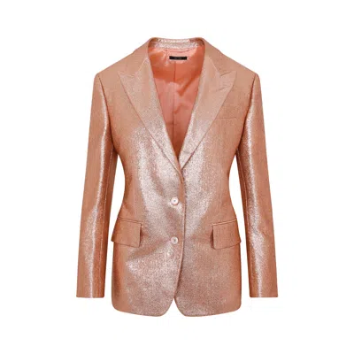Tom Ford Tailored Jacket In Orange