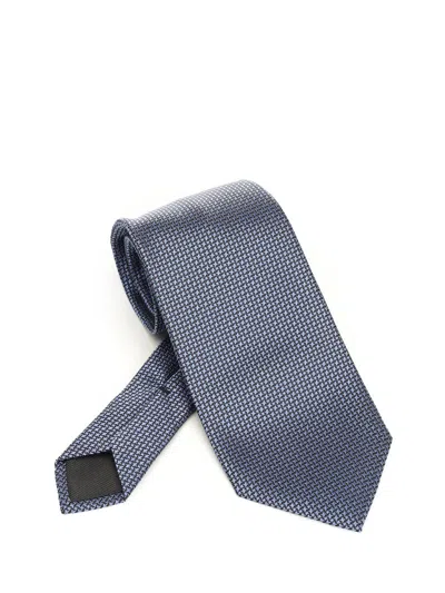 Tom Ford Tonal Star Tie 8cm Ties And Bow Ties Blue