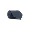 Tom Ford Silk Tie With Textured Pattern In Blue