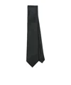 Tom Ford Solid Dot Tie With Pointed Tip And Textured Finish