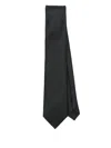 Tom Ford Solid Dot Tie With Pointed Tip And Textured Finish
